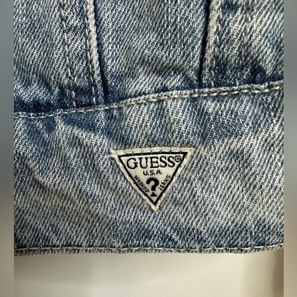 Guess Distressed Jean Jacket‎ Medium - Picture 2 of 6